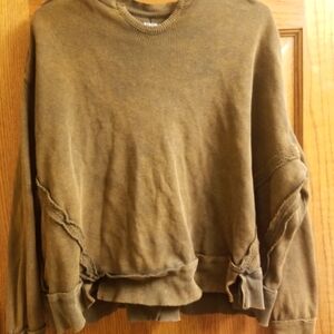 Arizona Jean Company Olive Crew Neck Sweater